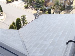 袖ヶ浦市 屋根塗装調査 色褪せ