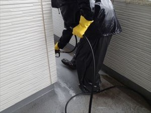 市原市 塗装工事 高圧洗浄 ベランダ