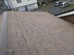 千葉市 屋根の塗装調査 退色