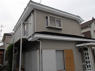 color-1 千葉市稲毛区 外壁塗装 カラーシミュレーション ライトグレー