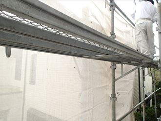 大網白里市 メッシュシート張り
