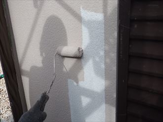 四街道市 仕上げ塗装1層目