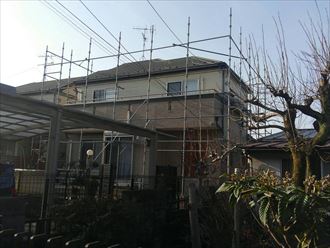 千葉市緑区 仮設足場
