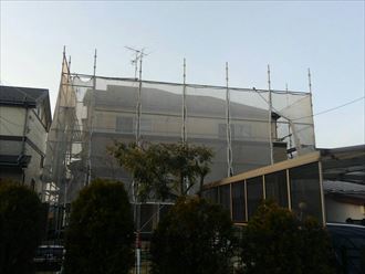 千葉市緑区 メッシュシート設置