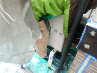 千葉市緑区 室外機取外し②