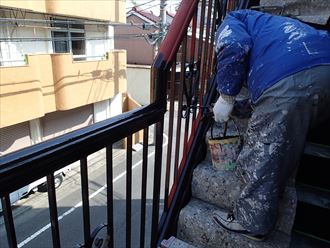 足立区 手すり塗装