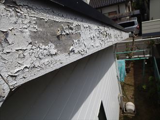 千葉市花見川区 破風板の劣化