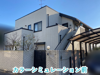カラーシミュレーション前