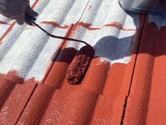 セメント瓦の屋根塗装