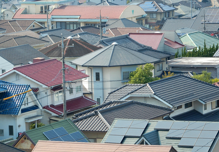 様々な屋根の形状