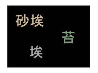 汚れが目立ちやすい黒