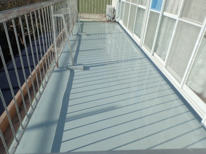 2層目のウレタン塗布