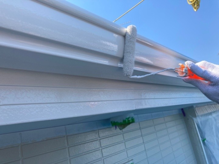 付帯部の塗装仕上げ